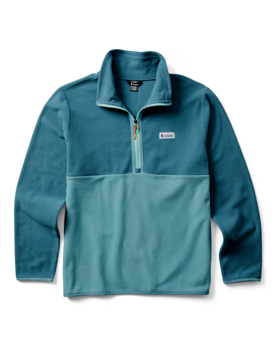 Polar Męski Amado Fleece Pullover, Ocean and Everglade