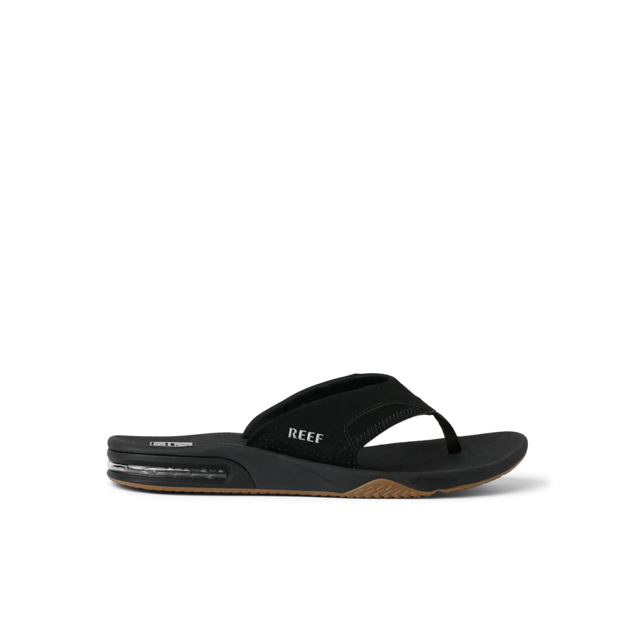Klapki Męskie Fanning, Black/Silver