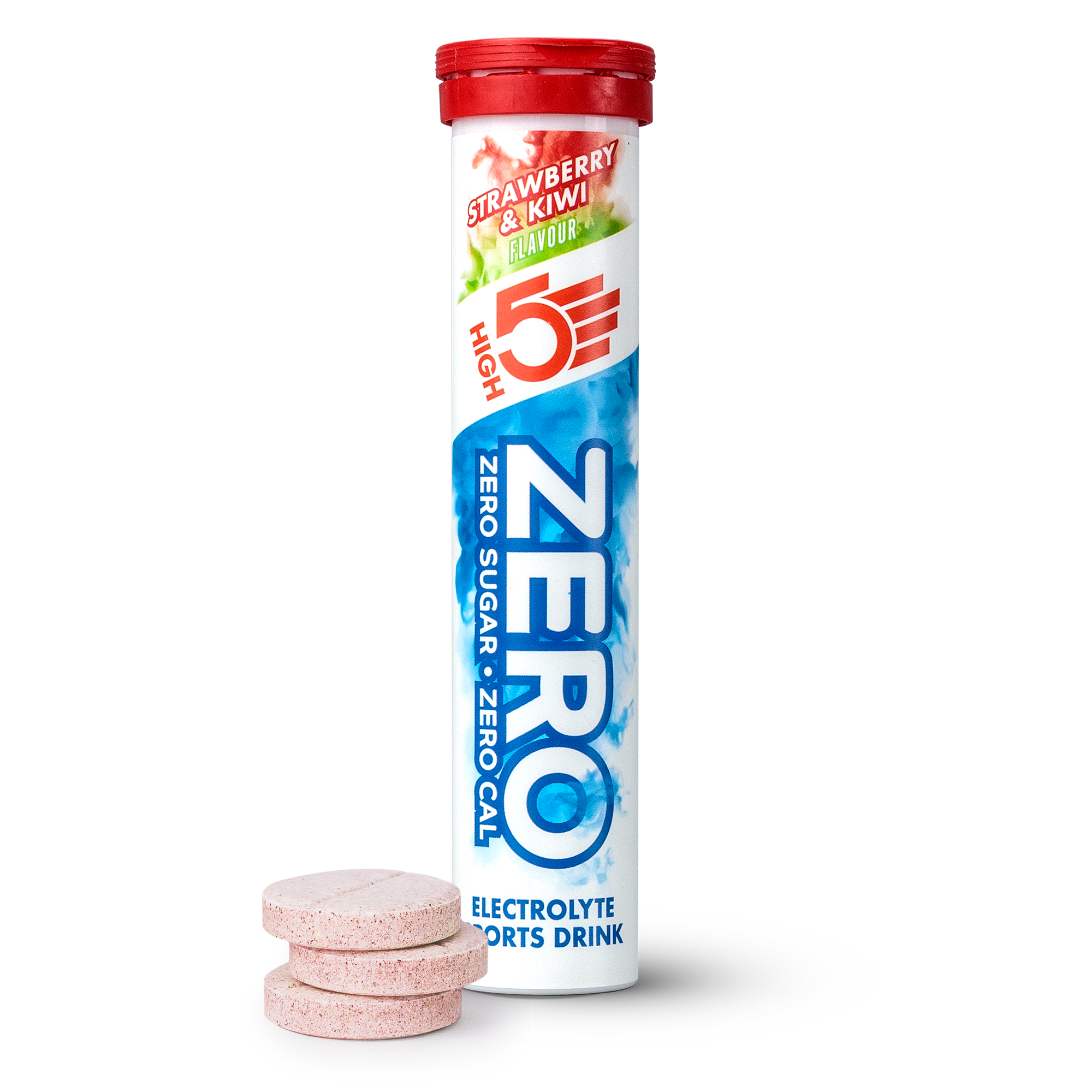 HIGH5 Tabletki elektrolitowe ZERO o smaku truskawki i kiwi 20 tab
