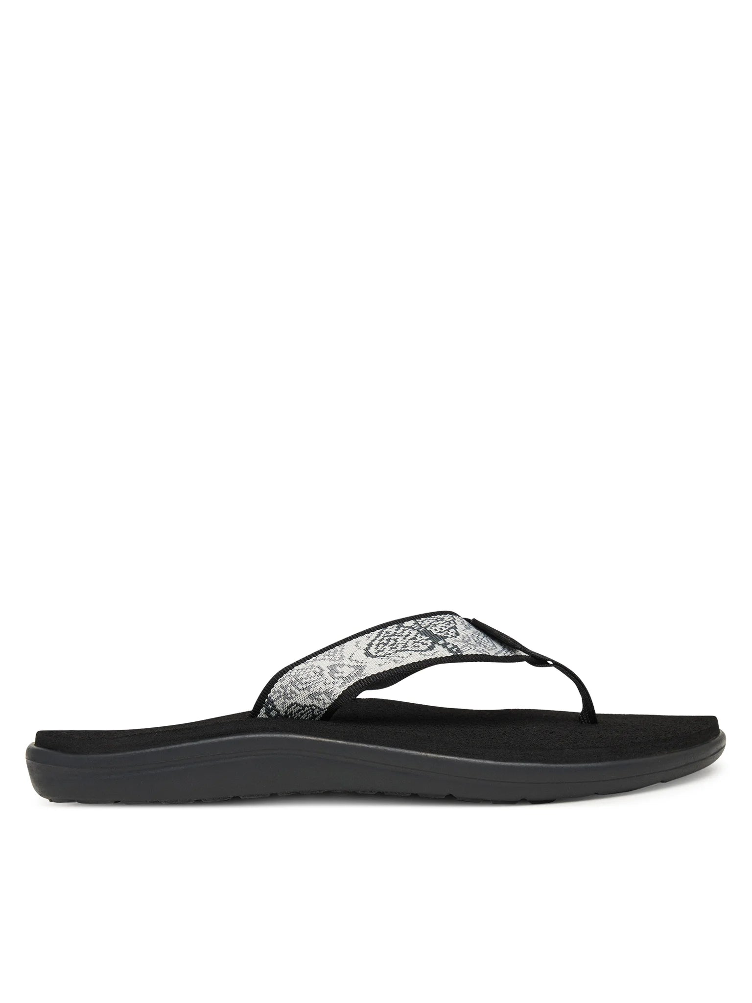 Teva, Damskie Klapki Voya Flip, szare ze wzorkiem