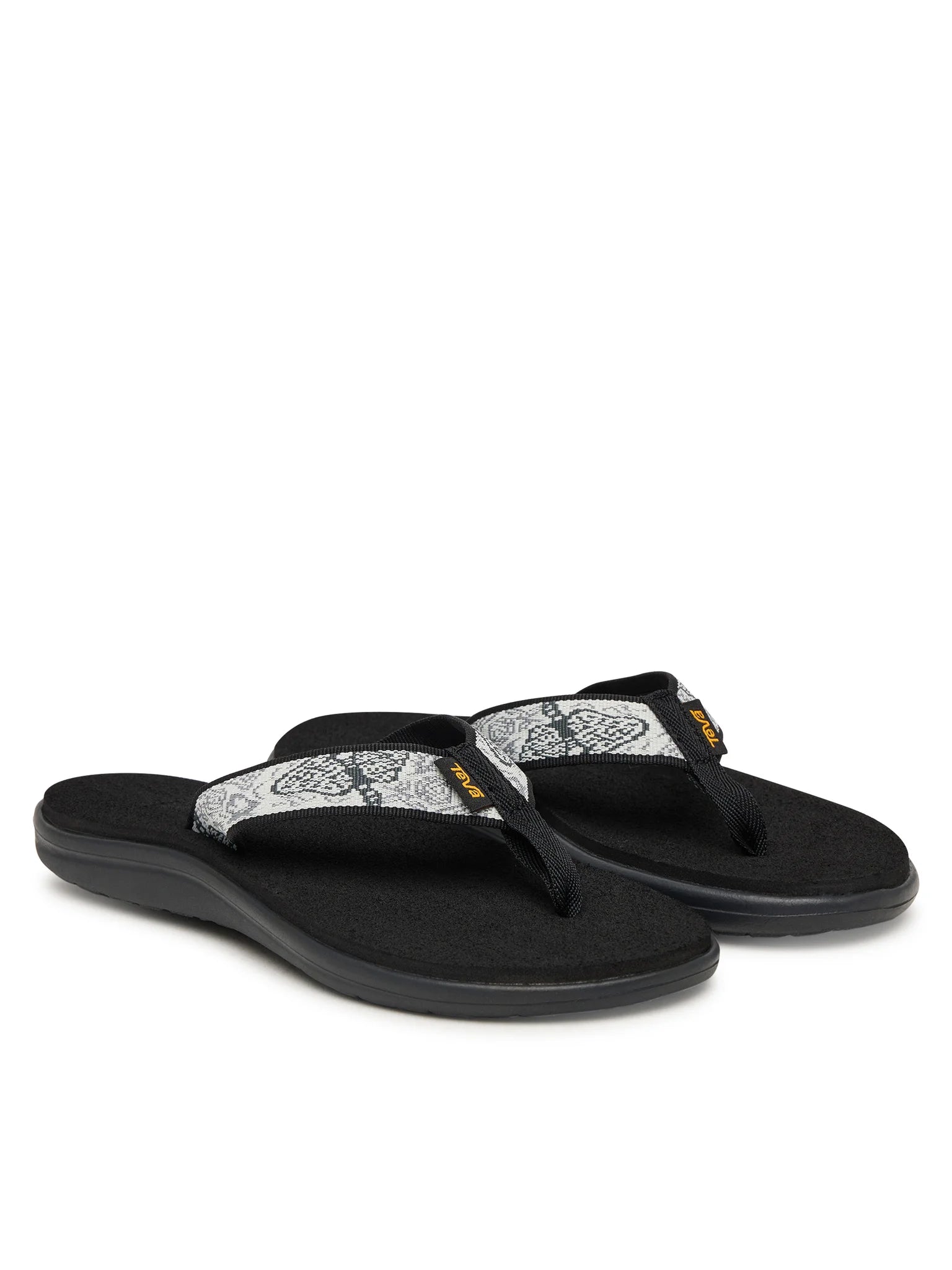 Teva, Damskie Klapki Voya Flip, szare ze wzorkiem