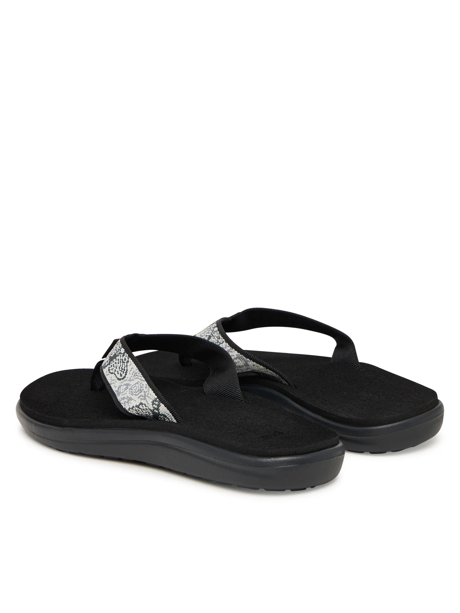 Teva, Damskie Klapki Voya Flip, szare ze wzorkiem