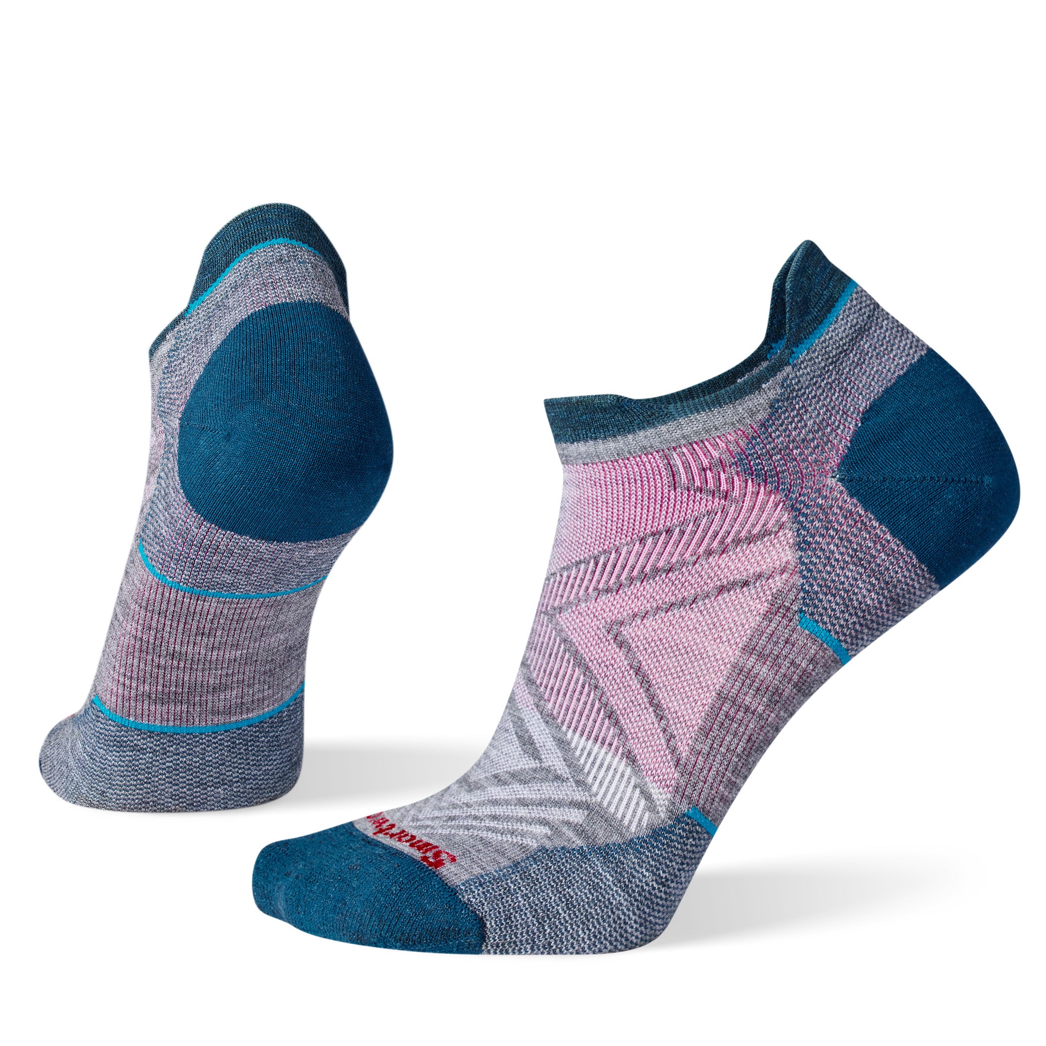 Skarpety Damskie Run Zero Cushion Low Ankle Socks, 052 | medium gray, S