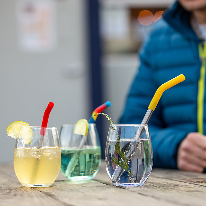Zestaw rurek do butelek Klean Kanteen Straw 6Pack Combo, Multi Colored