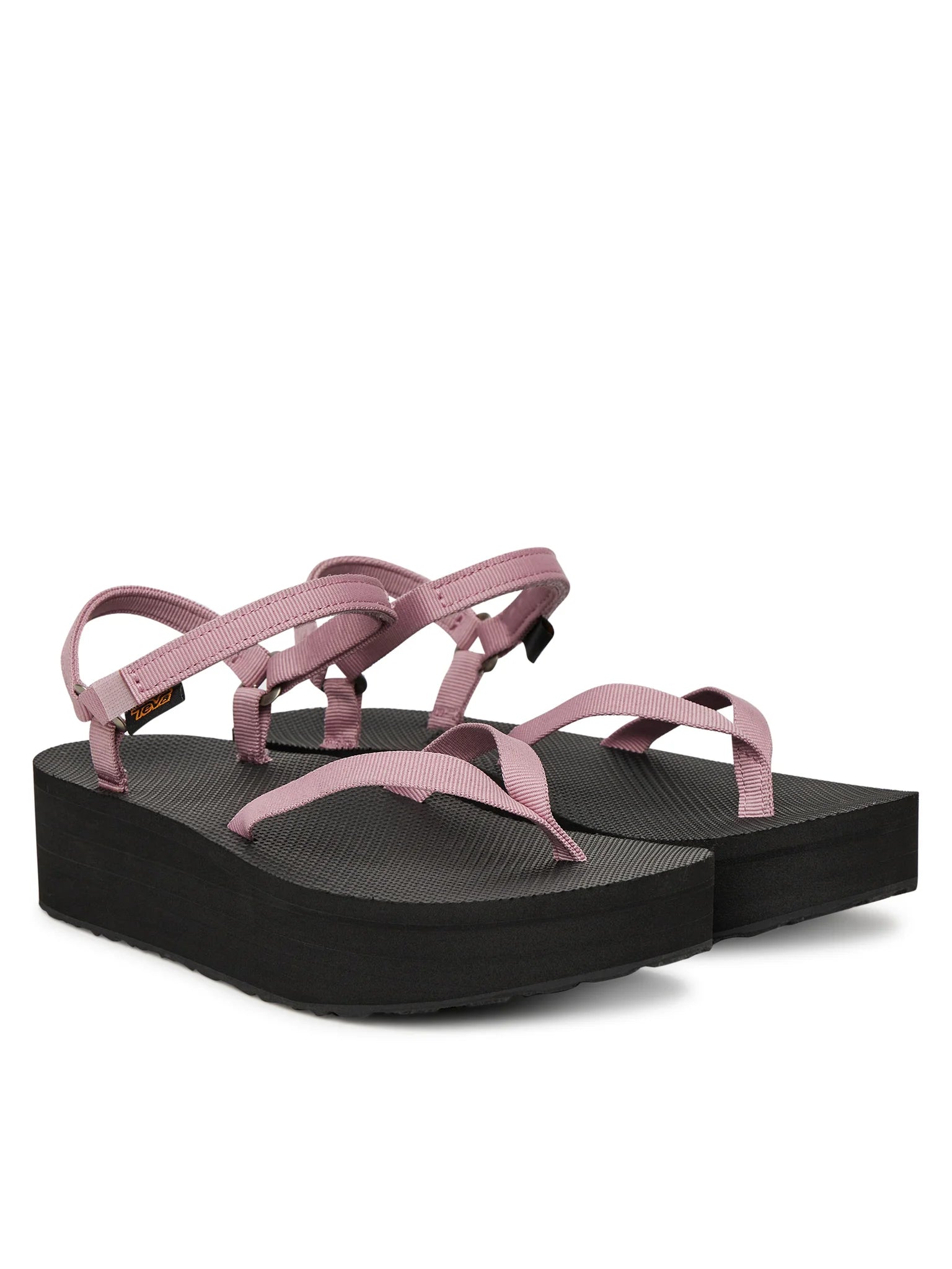 Teva, Sandał Damskie Flatform Sandal Slim, różowe