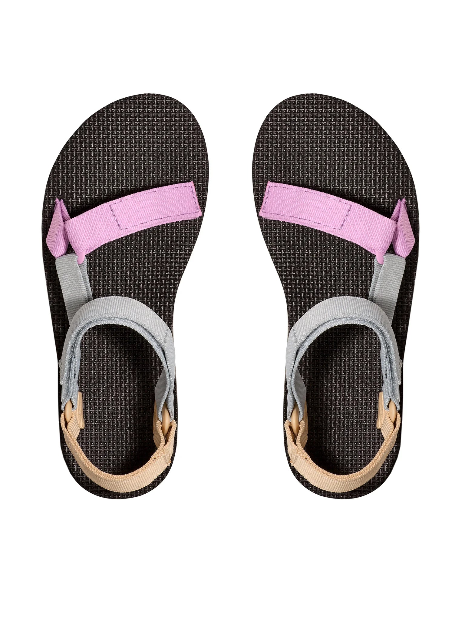 Teva, Damskie Sandały Flatform Universal, różowo - szaro - beżowe
