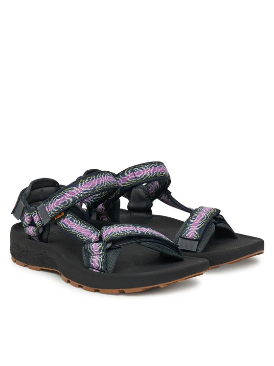 Teva, Sandały Damskie Hydratrek Sandal, czarne z różowym wzorem