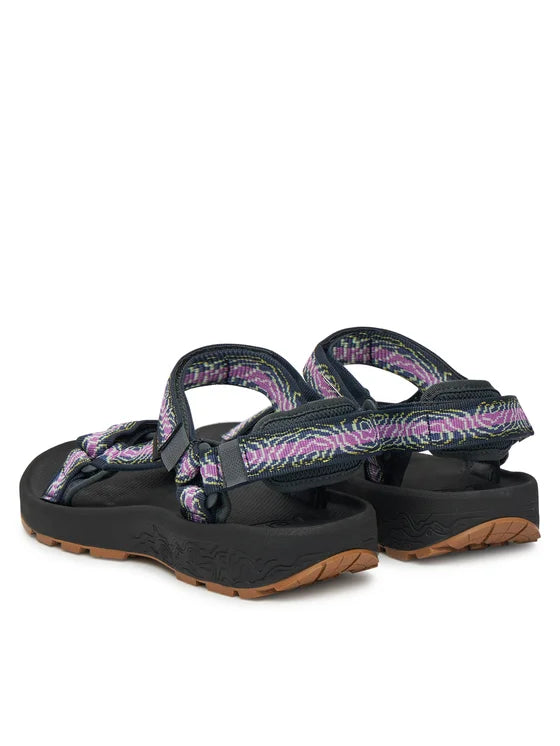 Teva, Sandały Damskie Hydratrek Sandal, czarne z różowym wzorem