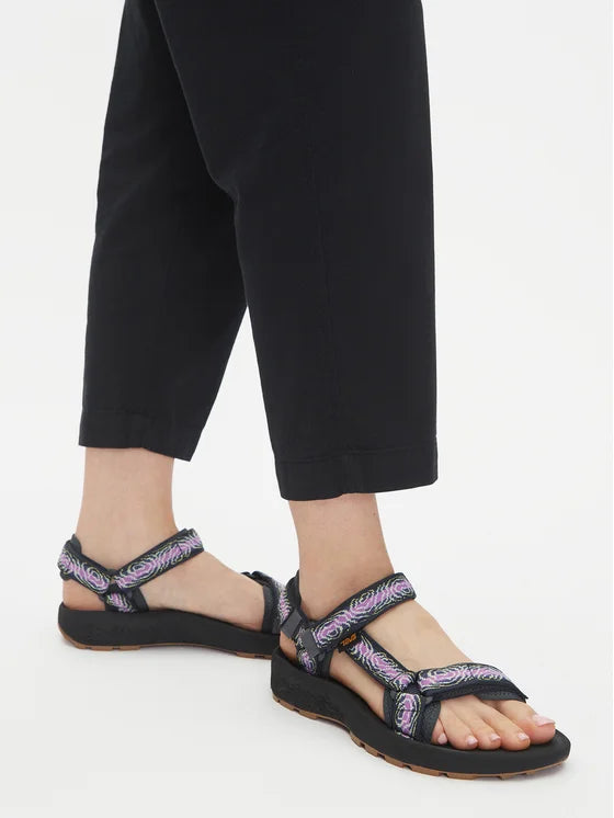 Teva, Sandały Damskie Hydratrek Sandal, czarne z różowym wzorem