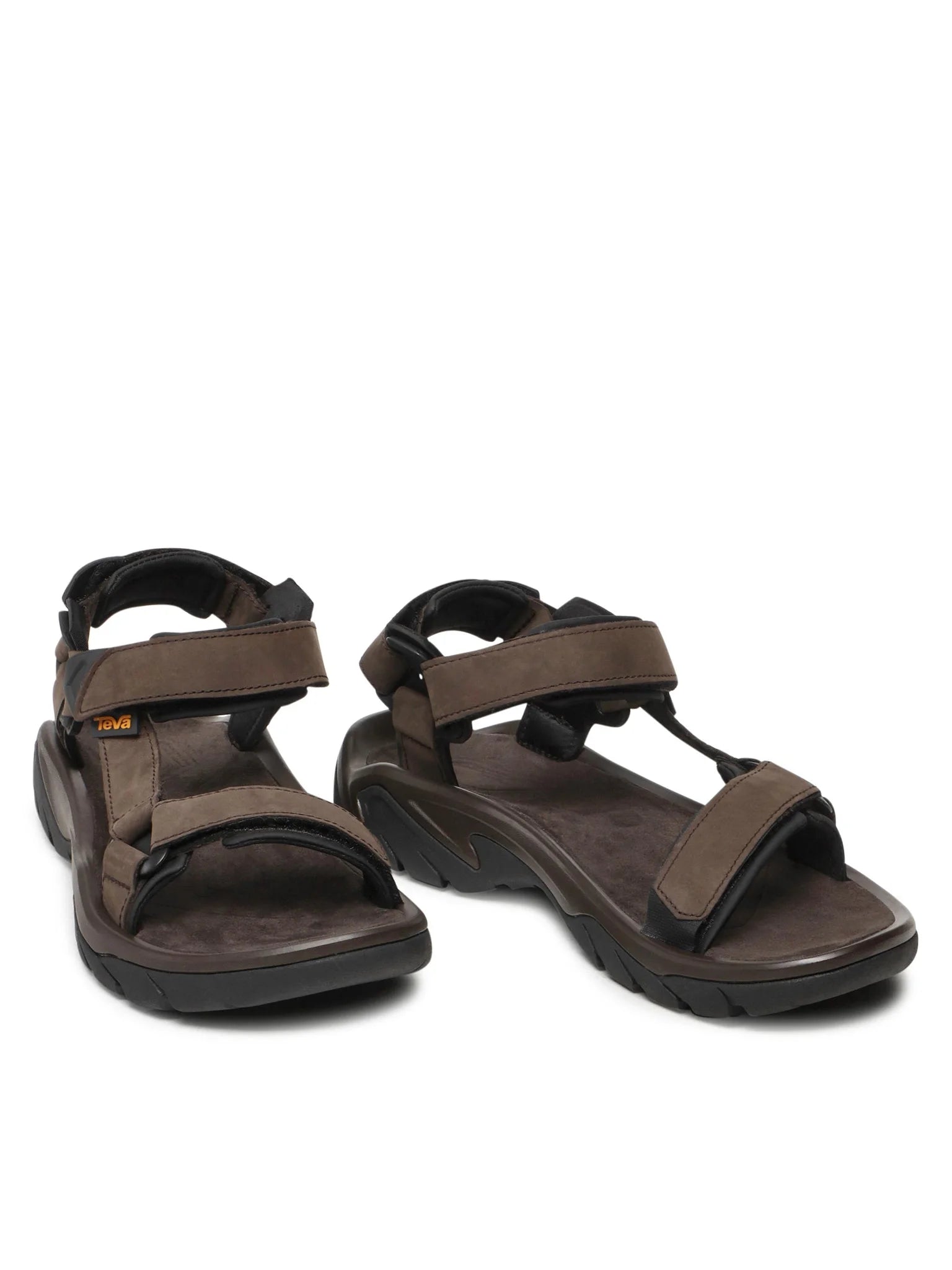 Teva, Sandały Męskie Terra Fi 5 Universal Leather, brązowe