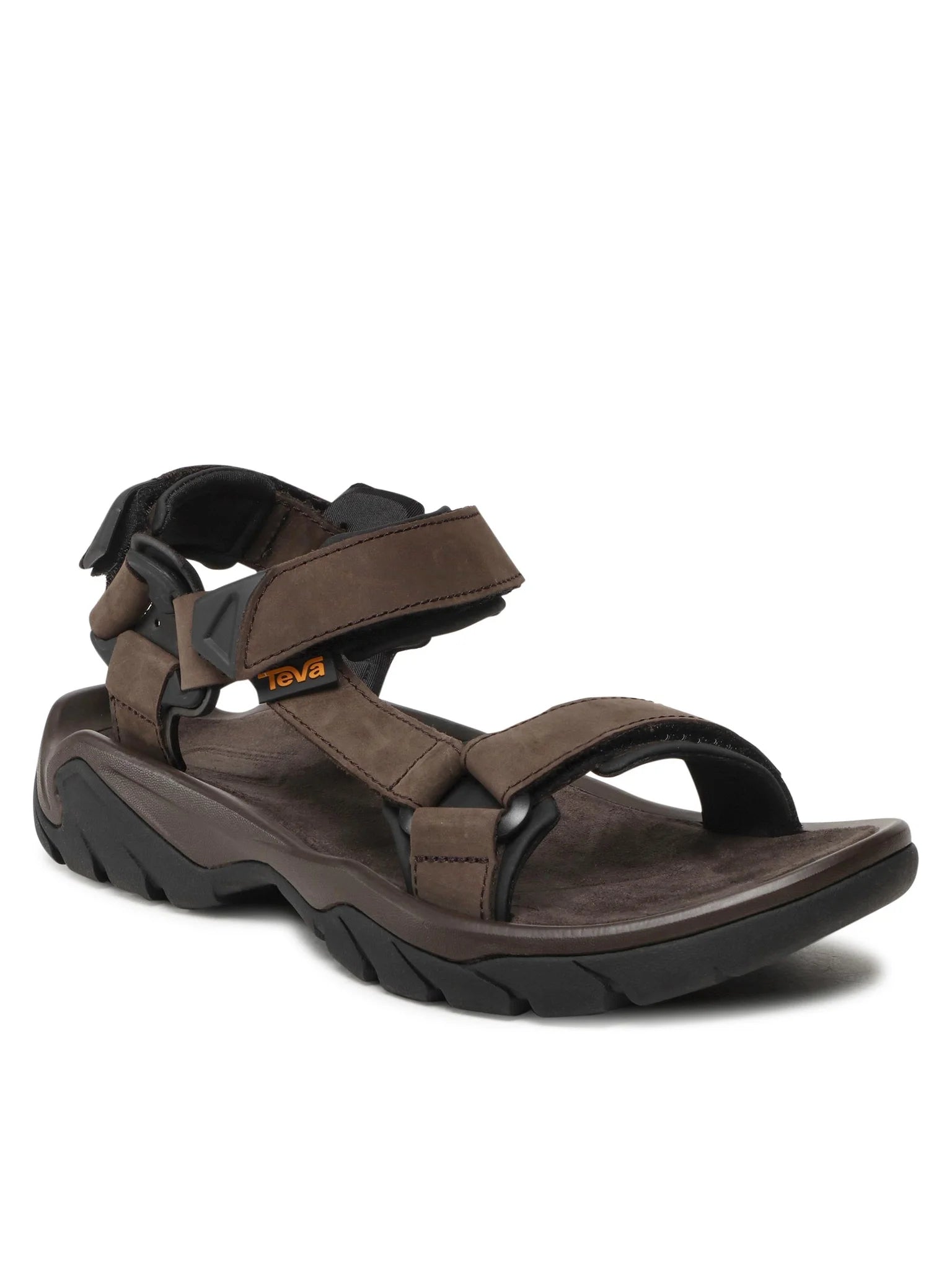 Teva, Sandały Męskie Terra Fi 5 Universal Leather, brązowe