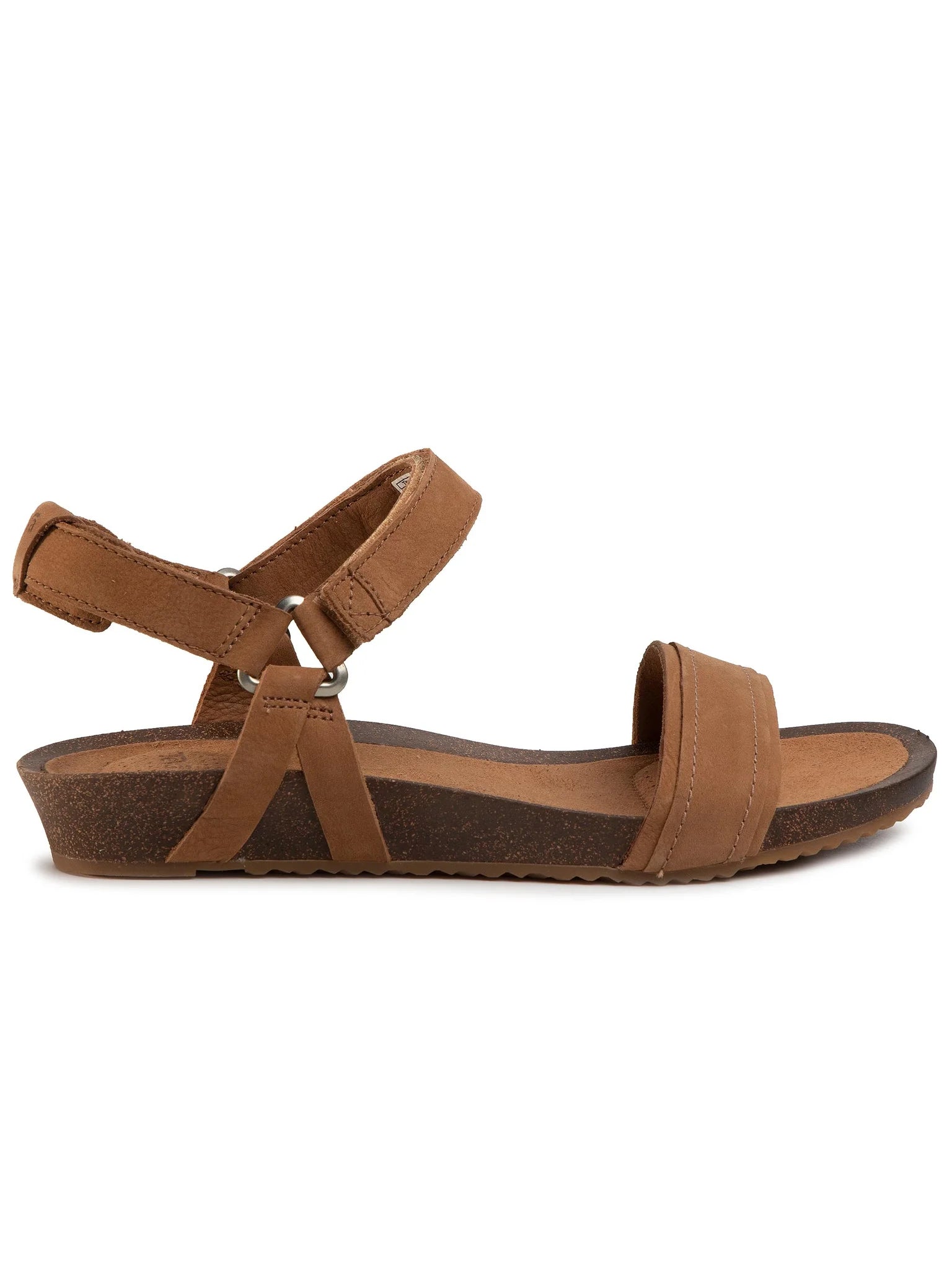 Teva, Sandały Damskie na koturnie Mahonia Stitch, brązowe