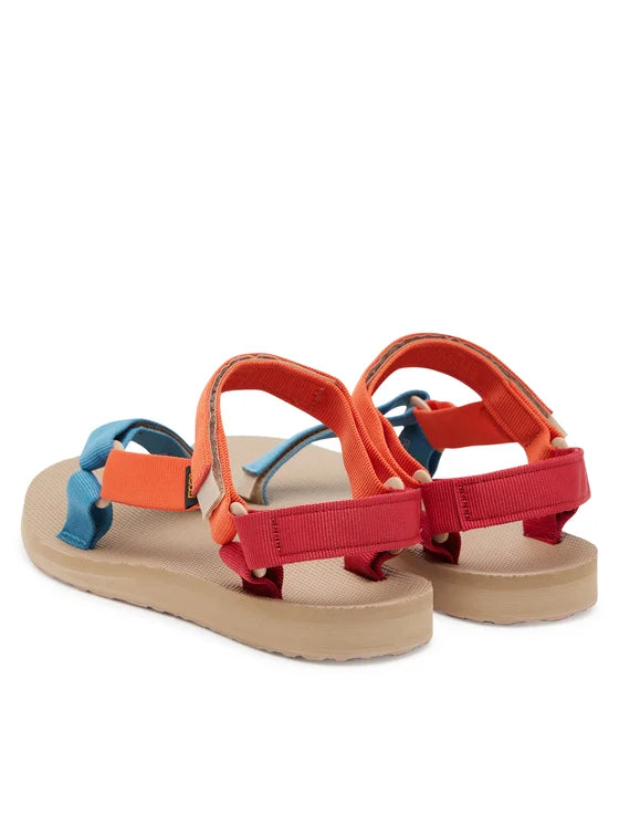 Teva, Damskie Sandały Original Universal, wielokolorowe - pomarańczowo - czerwno - niebieskie