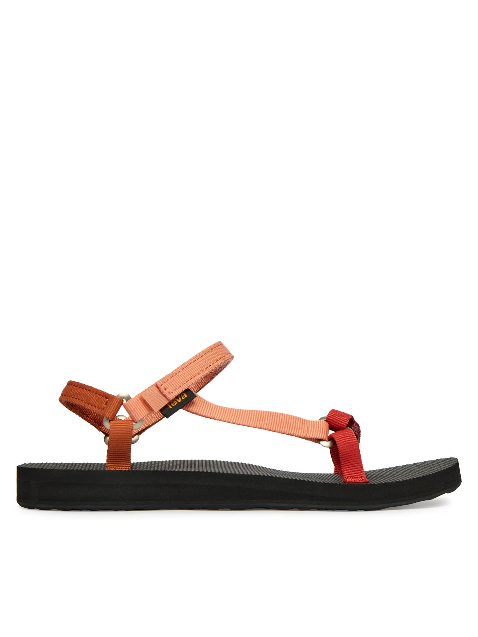 Teva, Sandały Damskie Original Universal Slim, czerwono - różowo - pomarńczowe
