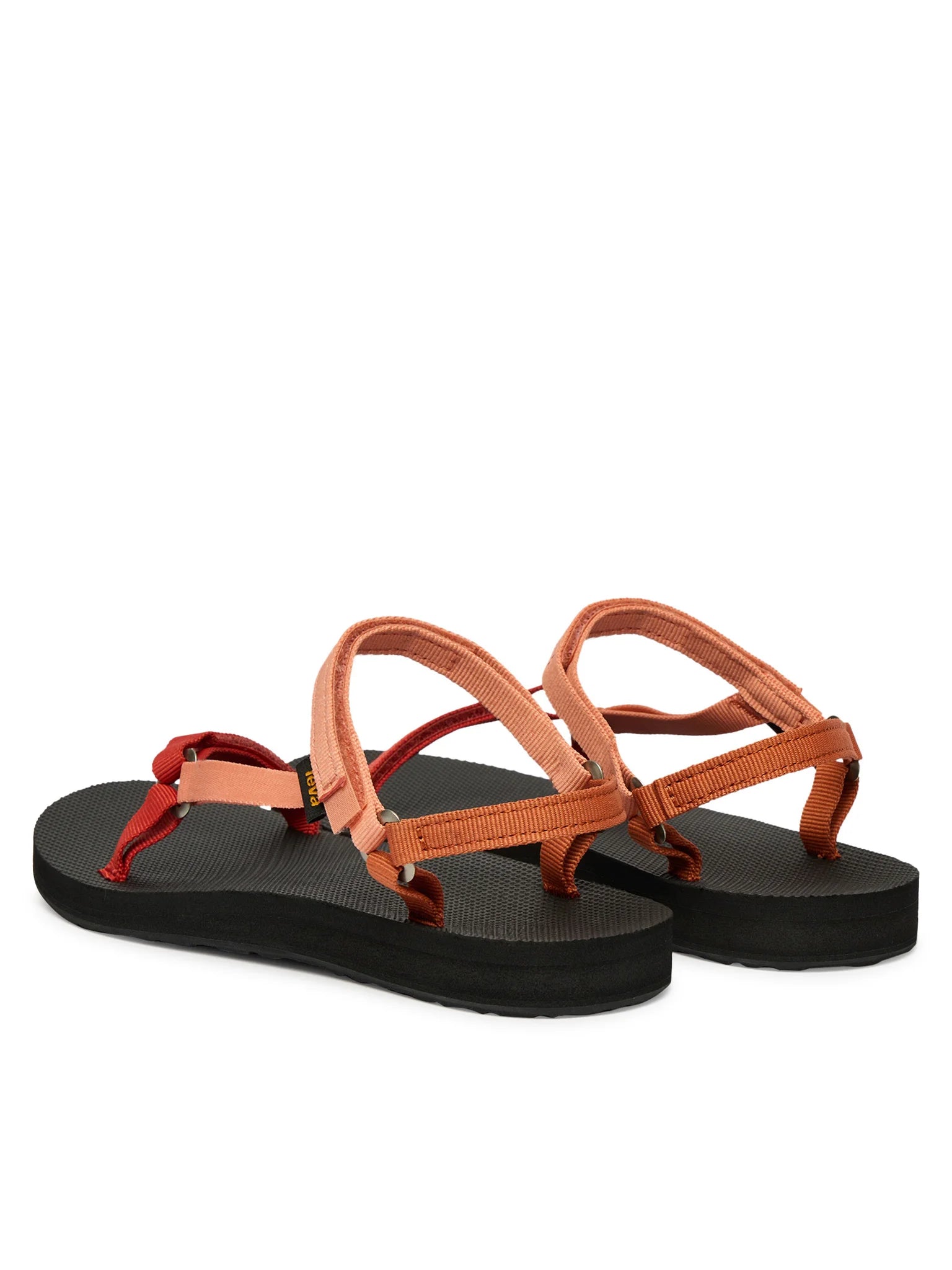 Teva, Sandały Damskie Original Universal Slim, czerwono - różowo - pomarńczowe