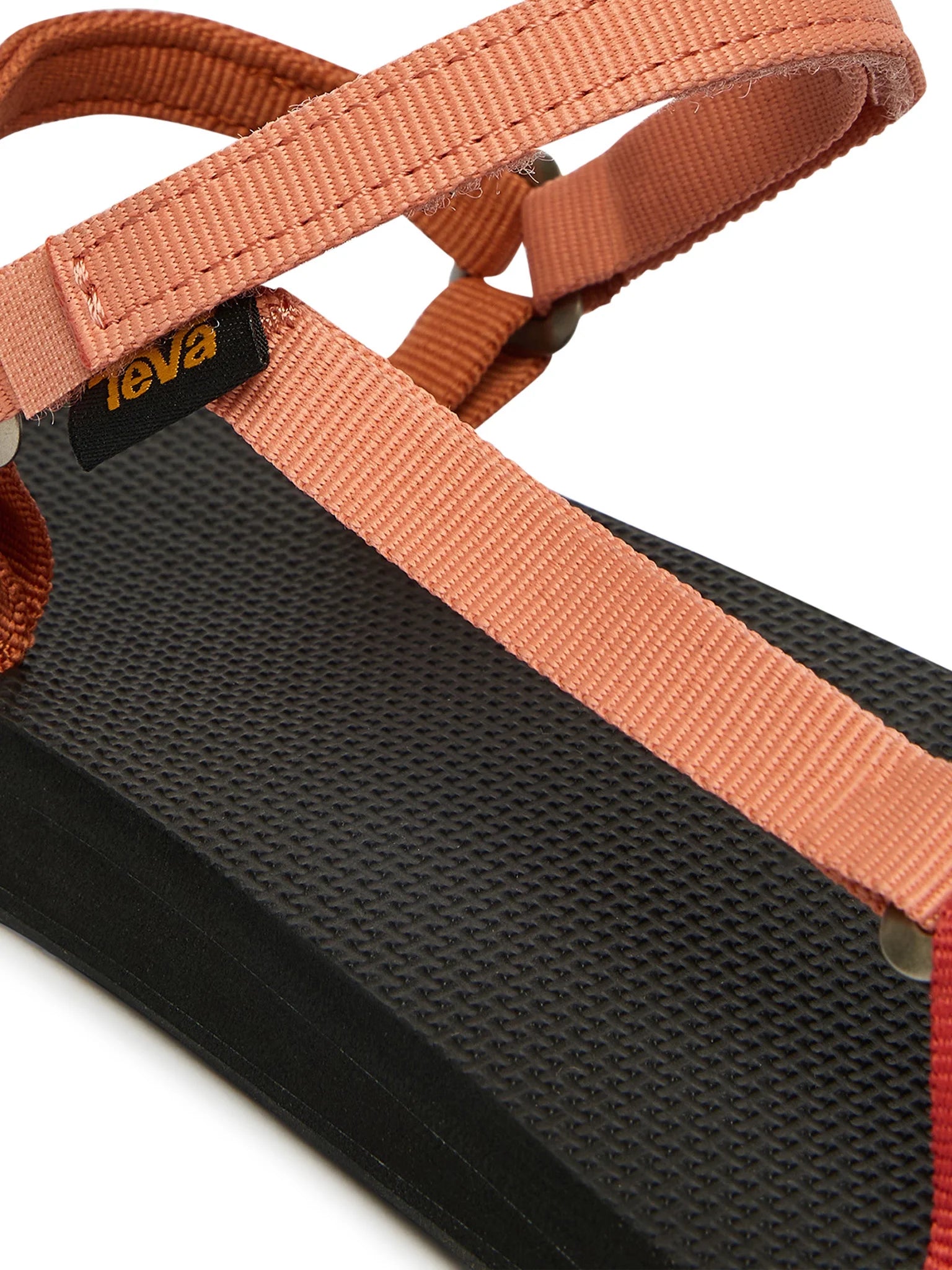 Teva, Sandały Damskie Original Universal Slim, czerwono - różowo - pomarńczowe