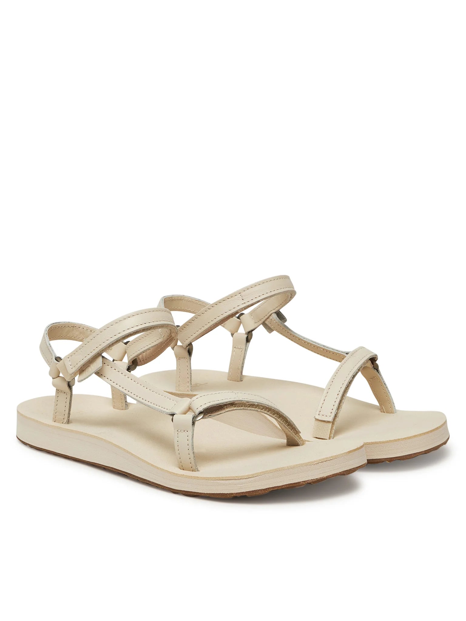 Teva, Sandały Damskie Original Universal Slim Leather, białe