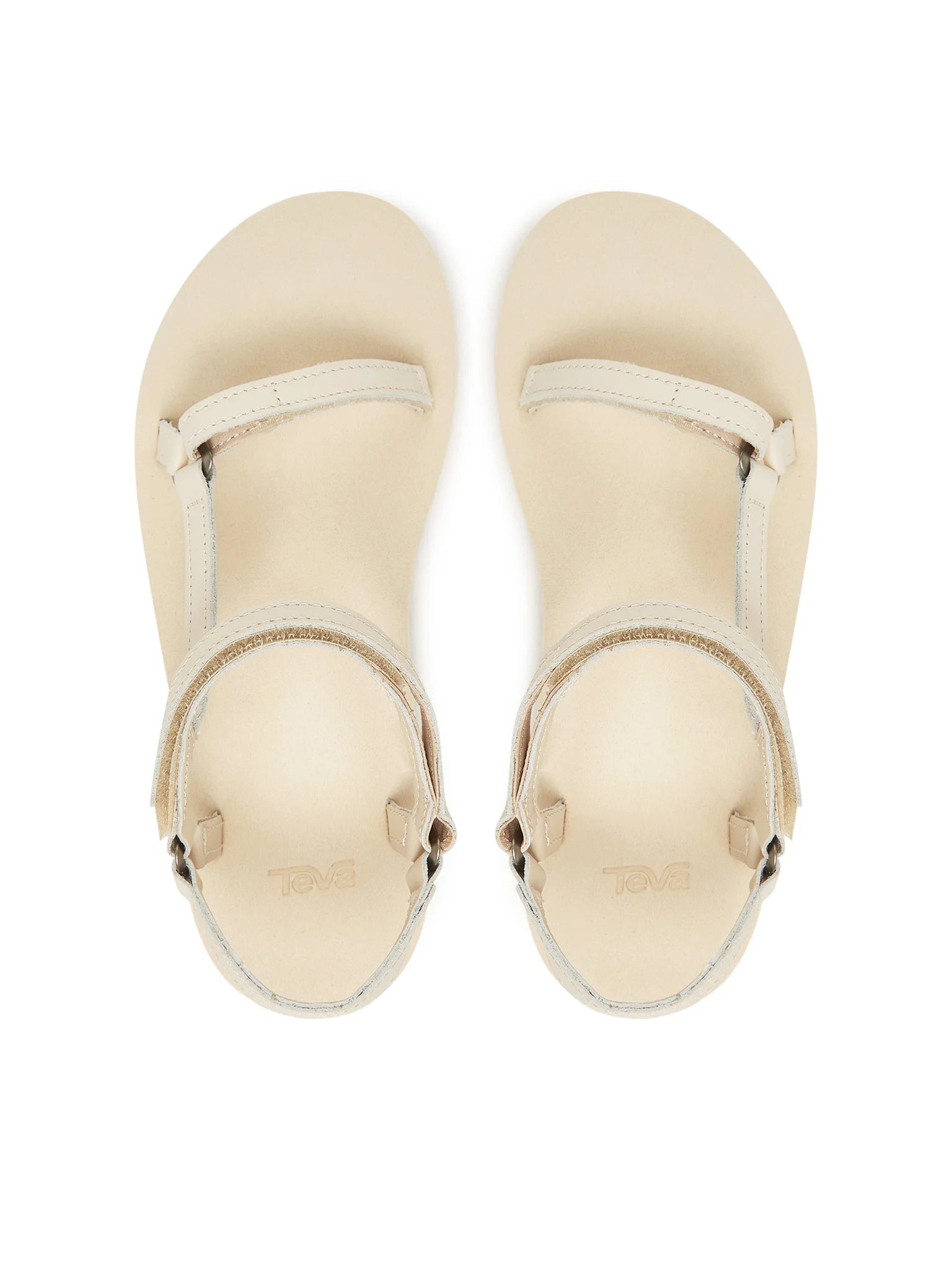 Teva, Sandały Damskie Original Universal Slim Leather, białe