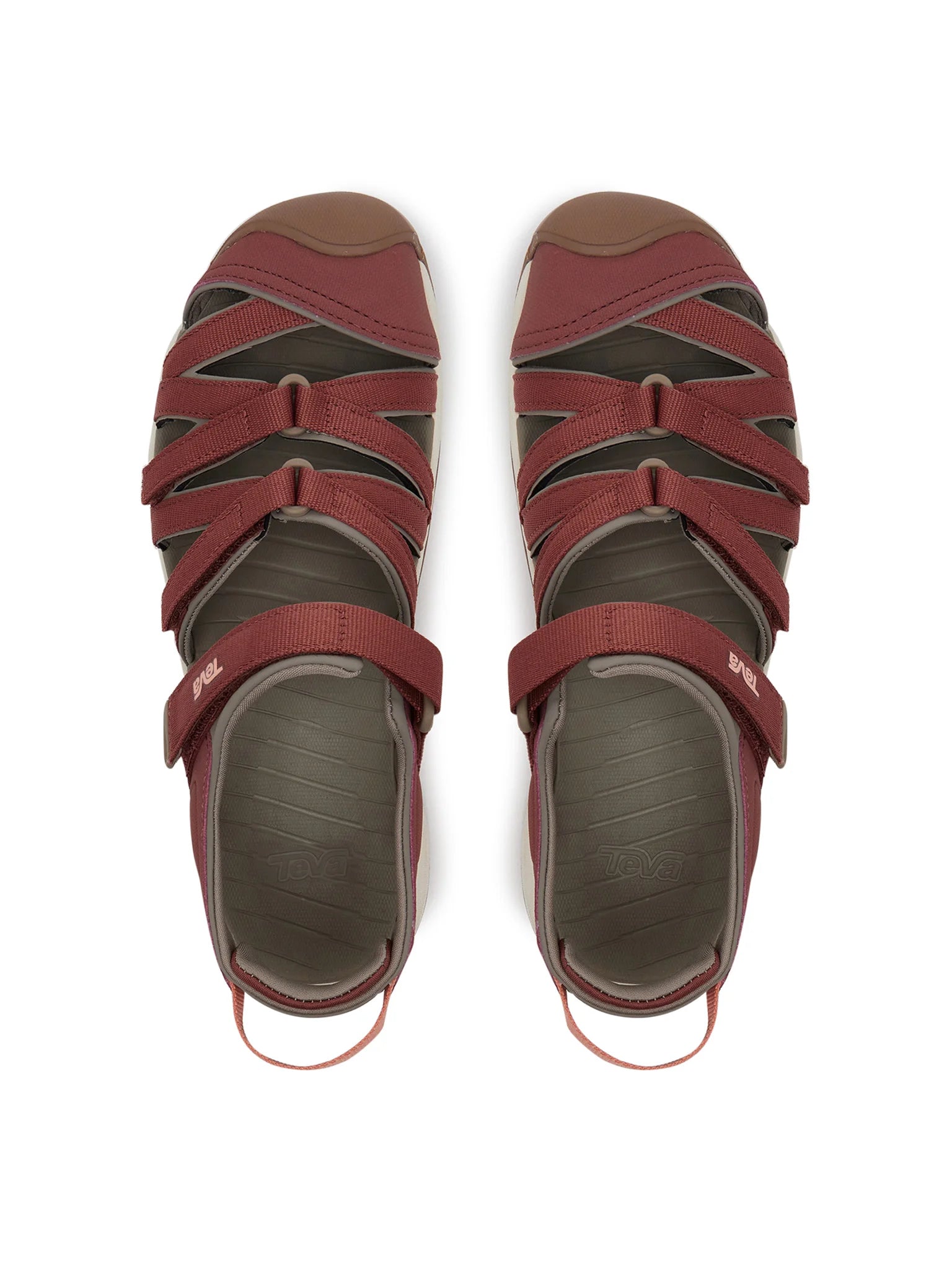 Teva, Sandały Damskie Tirra Sport CT, bordowe