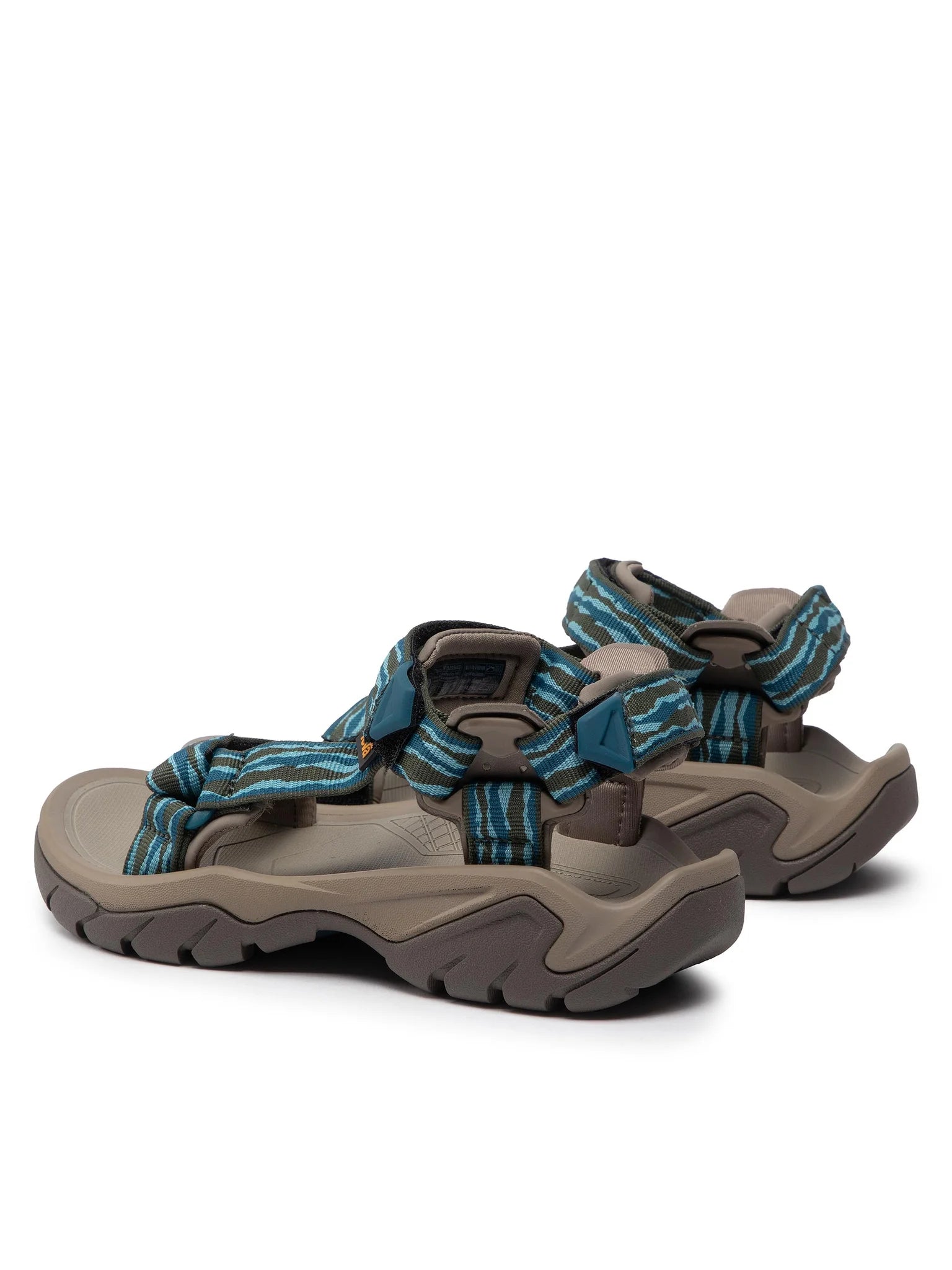 Teva, Sandały Damskie Terra Fi 5 Universal, niebiesko - czarno - błękitne