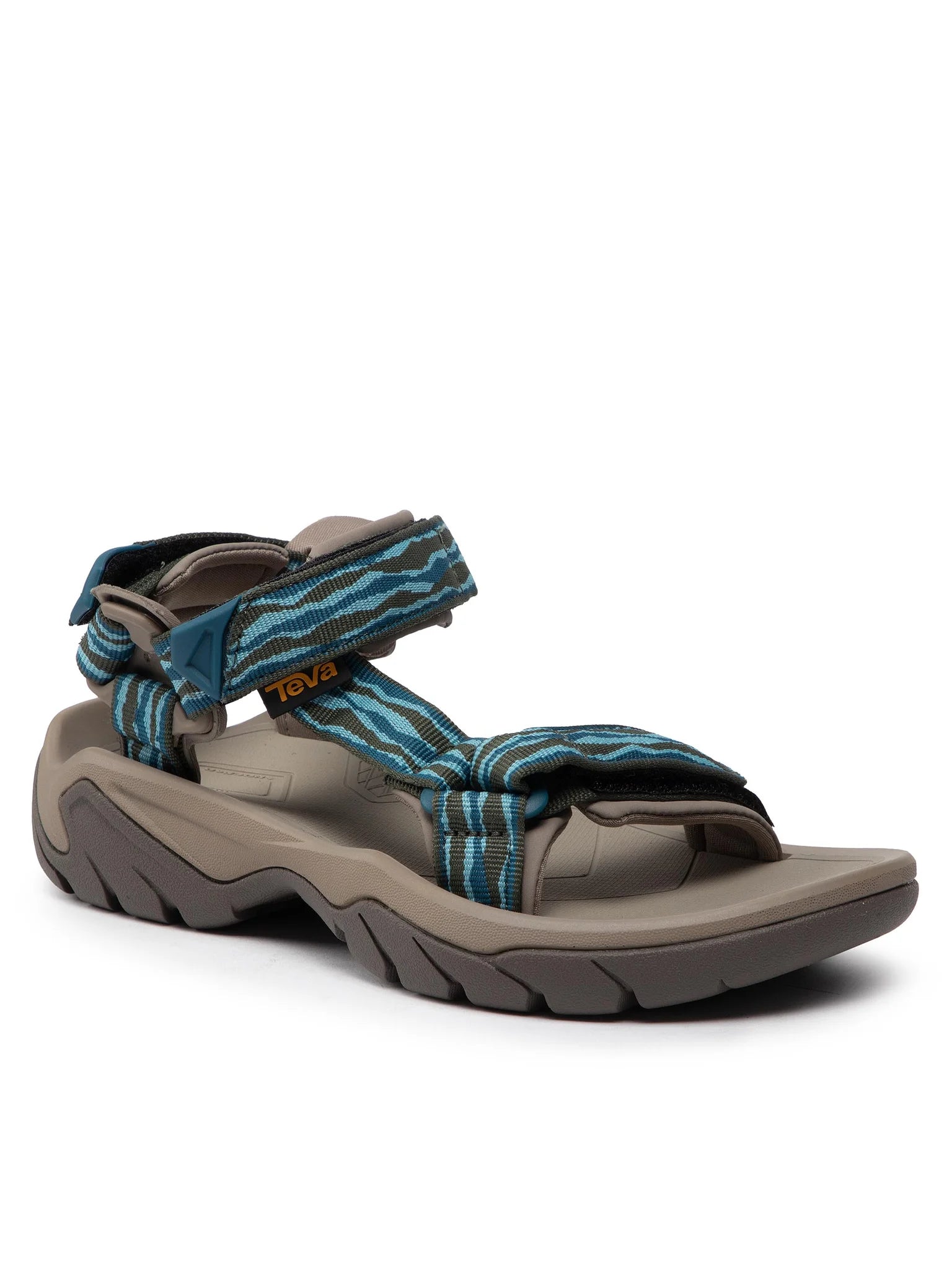 Teva, Sandały Damskie Terra Fi 5 Universal, niebiesko - czarno - błękitne