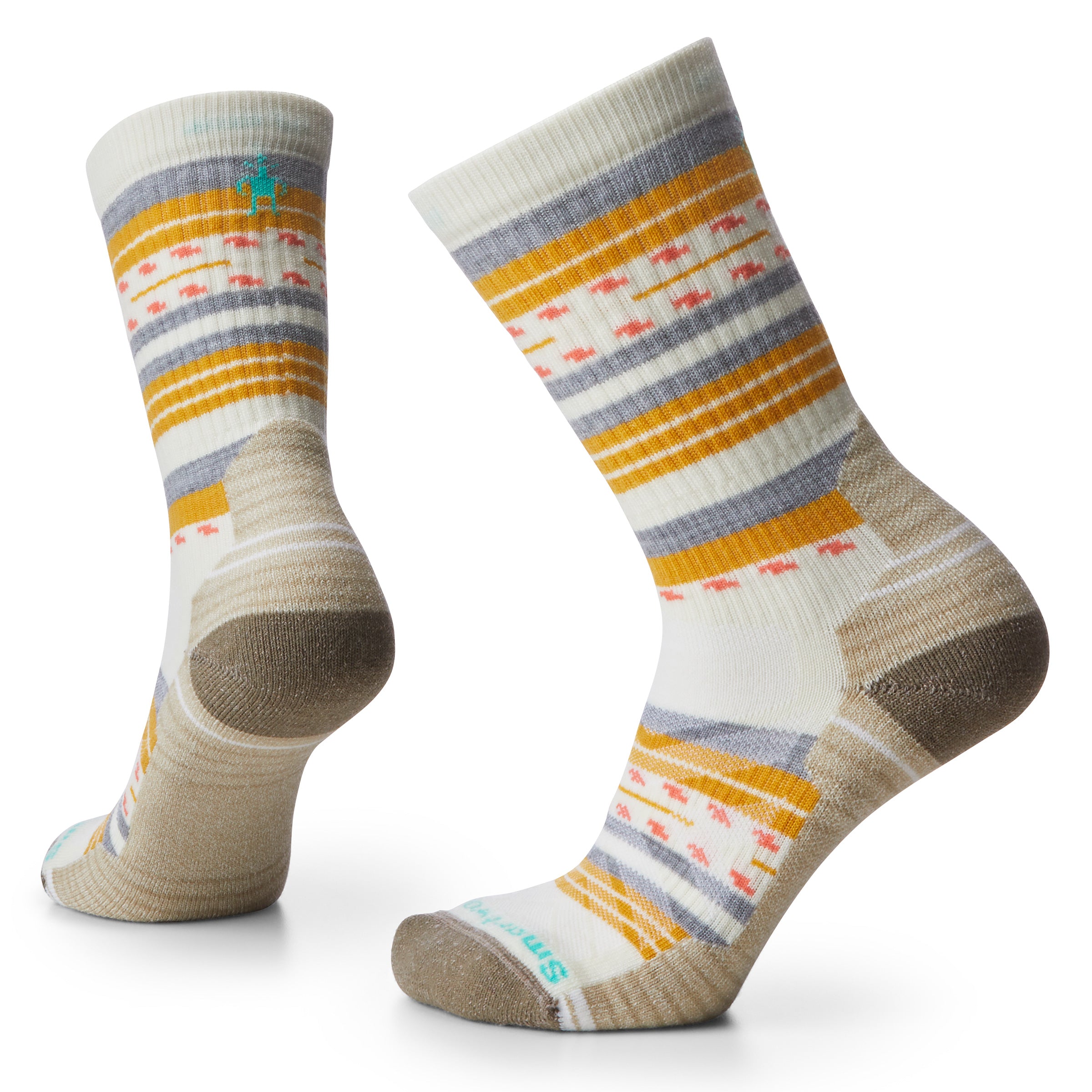 Skarpety Damskie Hike Light Cushion Margarita Crew Socks, 100 | natural, S