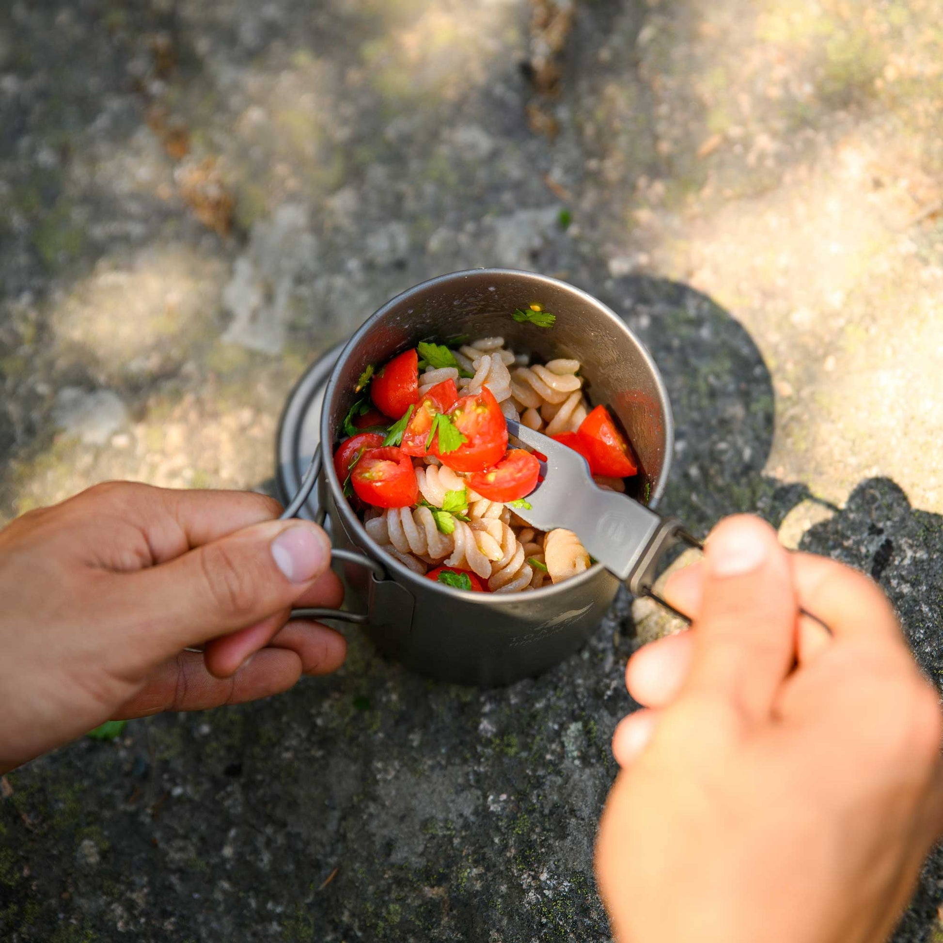 Zestaw sztućców GSI OUTDOORS Tekk Trio Folding Cutlery Set