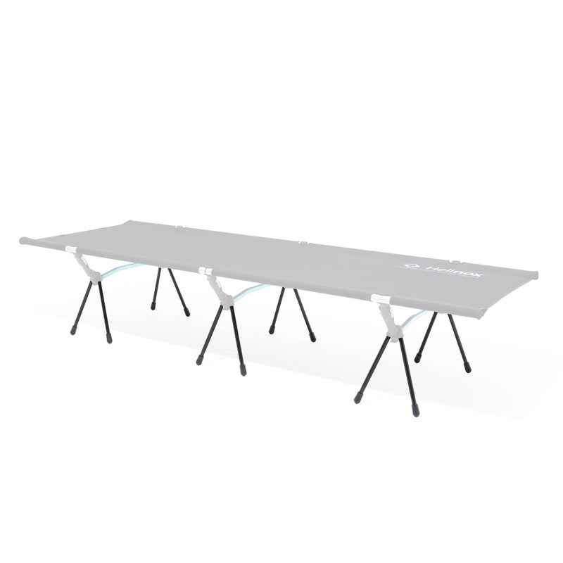 Zestaw 12 nóg do łóżka polowego, Cot Leg 12pcs, Black
