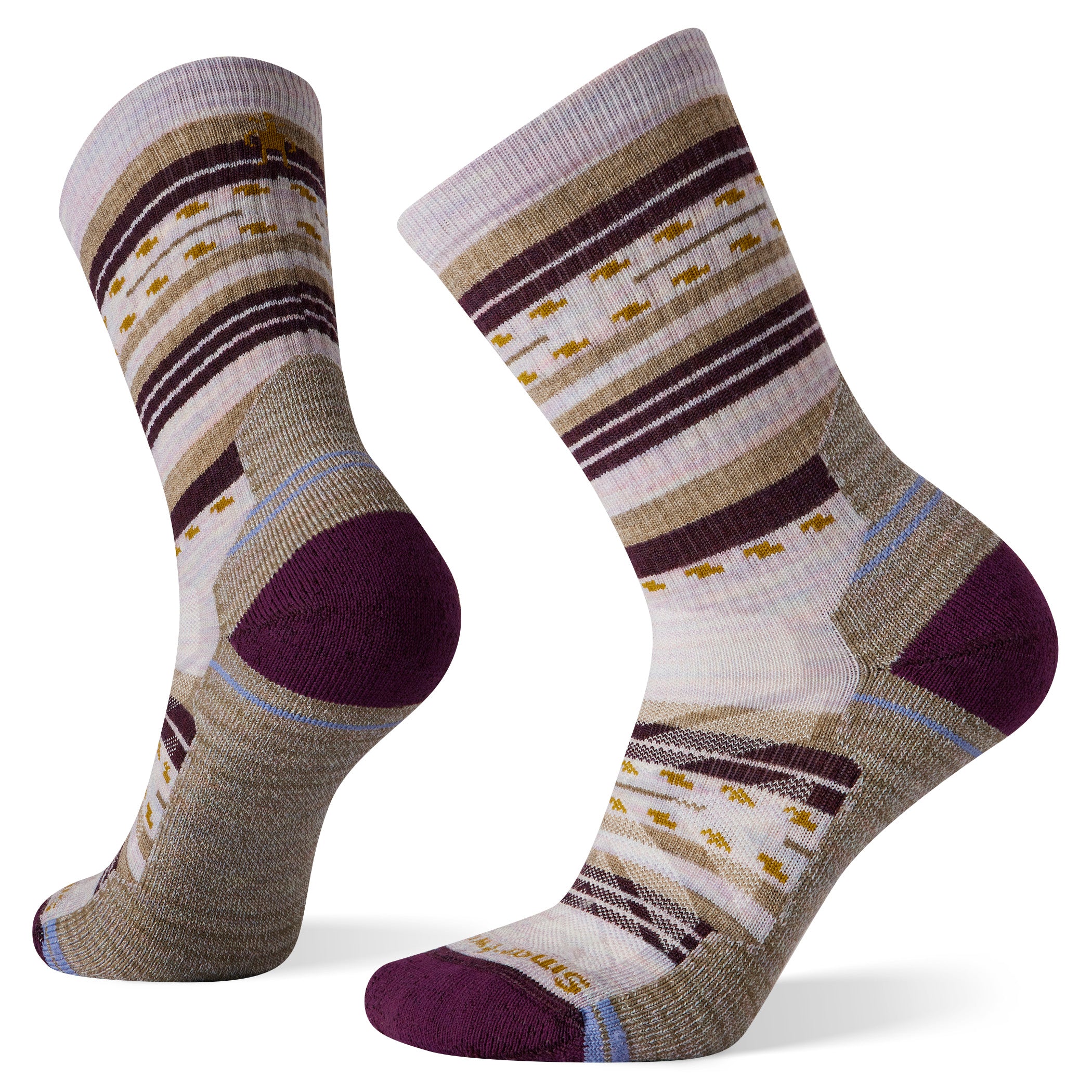 Skarpety Damskie Hike Light Cushion Margarita Crew Socks, H76 | purple eclipse, S