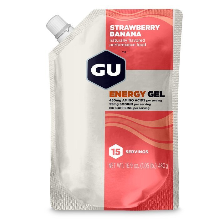 Żel energetyczny GU Energy Gel Strawberry Banana 15 porcji TERMIN 02/