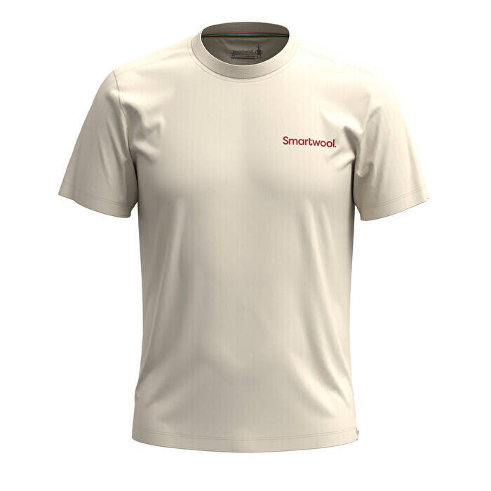 Męska Koszula Smartwool Merino Serotonin River Graphic Short Sleeve Tee Slim Fit