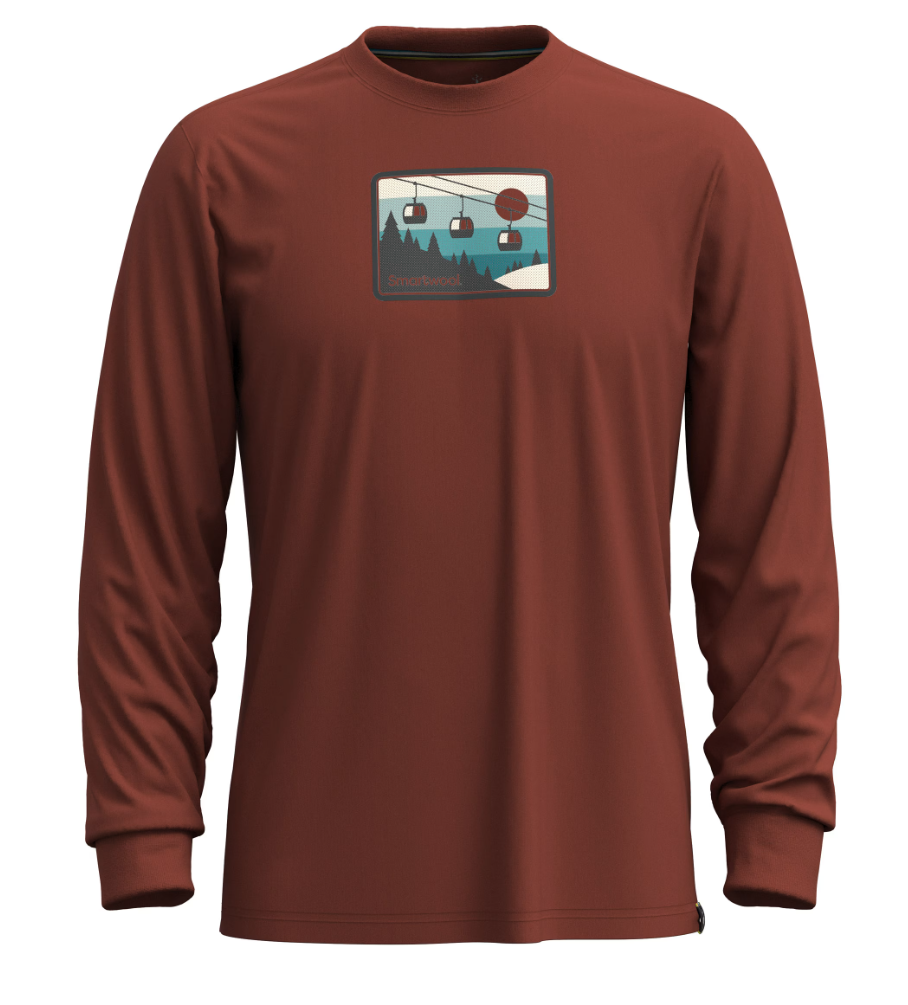 Koszulka Smartwool Gondola Ride Graphic Long Sleeve Tee