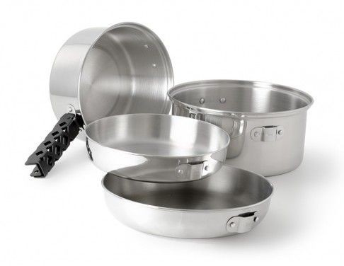 Zestaw Garnków GSI Glacier Stainless Cookset MD