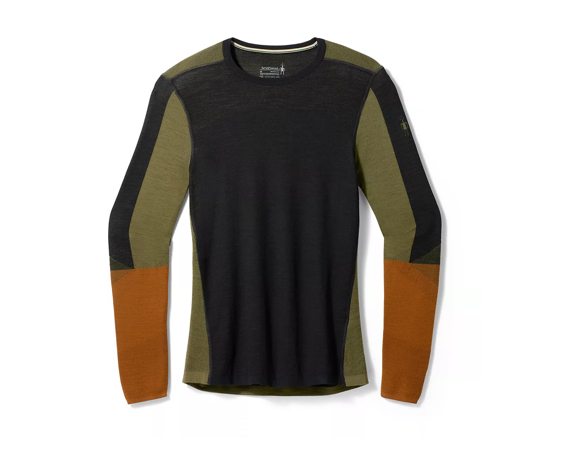 Męska Koszulka Smartwool Intraknit Thermal Merino Base Layer Colorblock Crew