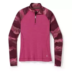 Damska Koszulka Smartwool Merino Baselayer Patter 1/4 Zip Boxed  250