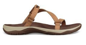 Damskie Klapki Elzada Slide Leather