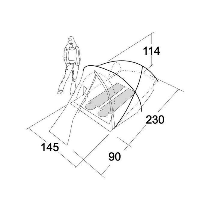 Namiot Dwuosobowy Eureka Autumn Wind 2XD