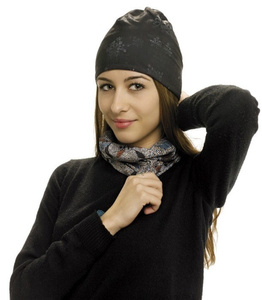 Chusta Matt Merino Wool Negre