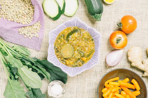 Wegańskie curry z zielonej soczewicy 350 g [SH] Żywność turystyczna - Forestia