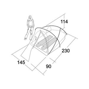 Namiot Dwuosobowy Eureka Autumn Wind 2XD