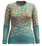 Damska Koszulka Smartwool Merino Intraknit Thermal Merino Base Layer Pattern Crew