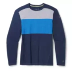 Męska Koszulka Smartwool Merino Baselayer Colorblock Crew Boxed 250