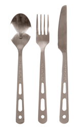 Sztućce Tytanowe Lifeventure Titanium Cutlery Set