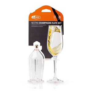 Kieliszki turystyczne na szampana GSI Nesting Champagne Flute Set
