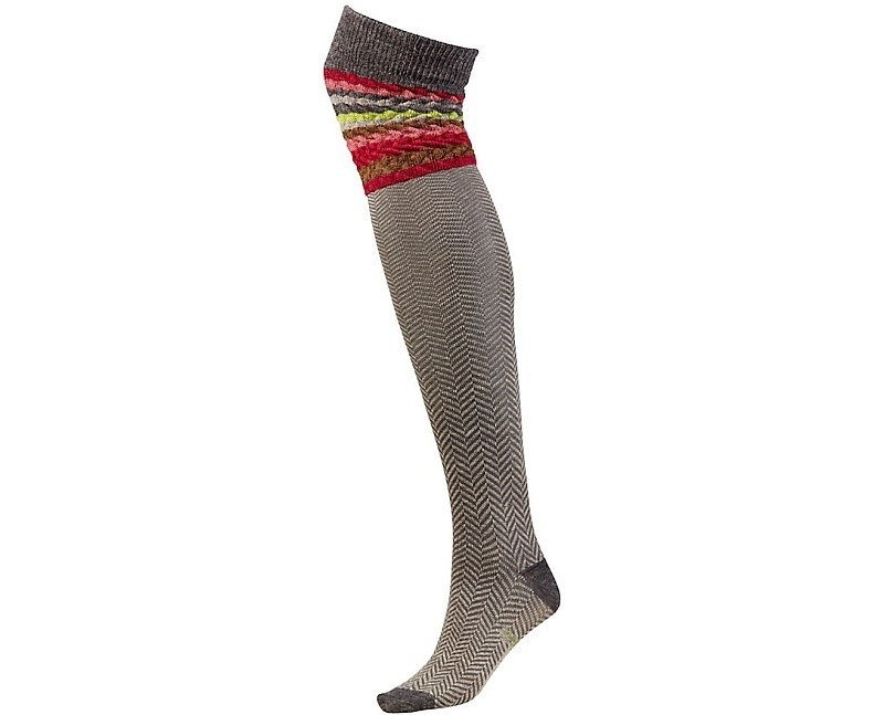 Wysokie Damskie Skarpety SmartWool Striped Chevron