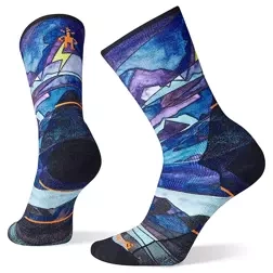 Damskie Skarpety SmartWool Athlete Edition Run Print Crew Socks