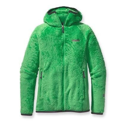 Damski Polar Patagonia R3 Hi-Loft Hoody Green
