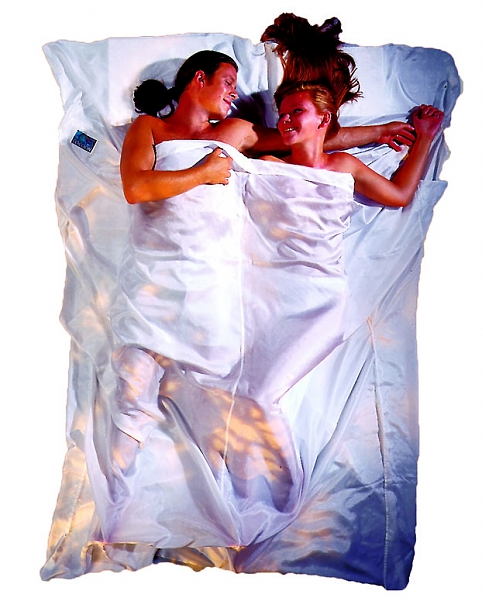 Prześcieradło Cocoon 100% Jedwab Doublesize