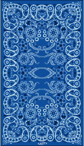 Chusta MATT Sprinagar Blue