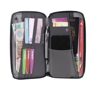 Saszetka antykradzieżowa Lifeventure RFID Travel Neck Pouch Recycled
